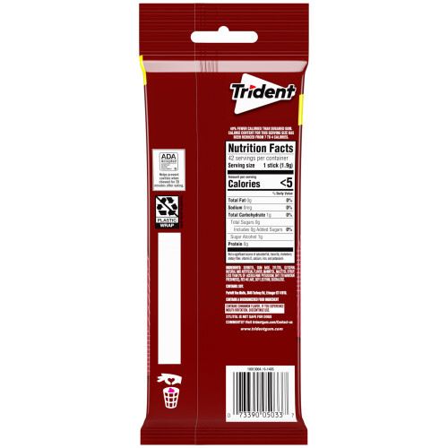 Trident Cinnamon Sugarfree Chewing Gum 3 x 14 Stick Multipack 1