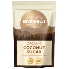 Sevenhills Wholefoods Organic Coconut Sugar 1.8kg, from Coconut Nectar Blossom - Low GI Brown Sugar, for Drinks, Desserts & Baking
