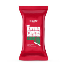 Renshaw Green Extra Stretch, Smooth & Thin Fondant Icing, 1 kg (Pack of 1) - Ready to Roll Icing for Cakes