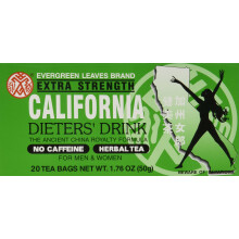 Evergreen Leaves Brand California Dieters' Tea 20 TB by Evergreen leaves