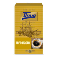 Tirma Torrefacto Coffee | Premium Spanish Ground Coffee | Rich Strong Flavour and Aroma | High in Antioxidants | for Cafetiere / French Press, Filter,