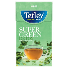 Tetley Super Green Tea Detox Mint Bags x20