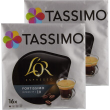 Tassimo Fortissimo L 'Or Espresso Coffee, Gema Recommended Roaster, High, Coffee, Coffee, 32 T Disc