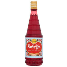 Rooh Afza - Beverage Base Sharbat Syrup (1 Pack Deal x 800 ML) Drink of the east, the taste of happiness by hamdard.