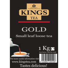 KINGS TEA, GOLD, LOOSE TEA, SMALL LEAVES, 1KG