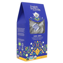 English Tea Shop Organic Earl Grey Loose Leaf - 15 Loose leaf pyramid tea bags