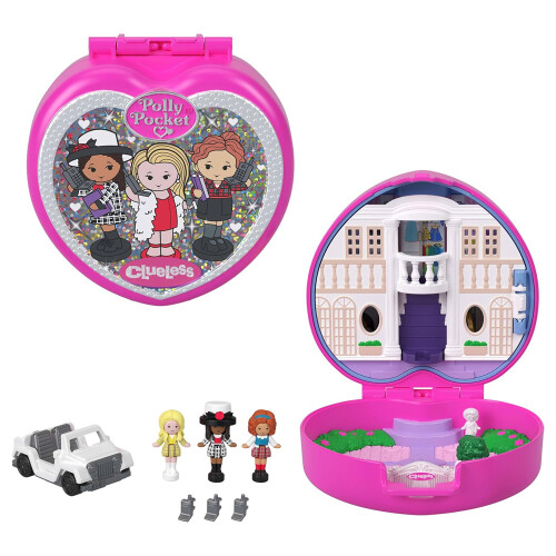 Polly Pocket Polly Pocket x Clueless Compact Micro Doll Playset Age 4+ Mattel JCC21
