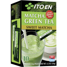 ITO EN Instant Matcha Powder - Sweetened Matcha Tea Powder in 12g Sachets (10 per pack) - 1 x 120g