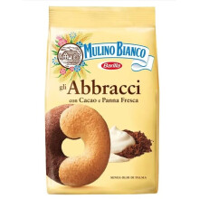 Abbracci Mulino Bianco Cacao e Panna - Biscotti - 1 x 350gr Pack (2)