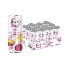 GLUG! 100% Passion Fruit Juice, Healthy Juice Drink With No Added Sugar (12X320ML)