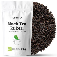 Organic Loose Leaf Black Tea 200g (100 Cups) | Organic Black Tea Rukeri from Rwanda REPLANTEA