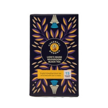 Cheerful Buddha Lion?s Mane Mushroom Black Tea - Alleviating Caffeine Jitters, Supports focus & Provides Mellower Energy Boost - Helps to Protect Body