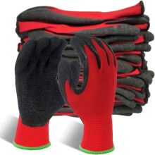 Gants de travail Evridwear en latex cranté pour hommes et femmes, multi-usages, construction, jardinage