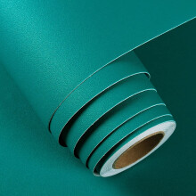 FunStick 24" x 200" Matte Teal Blauw Wallpaper Peel en Stick Zelfklevend Waterdicht Vinyl