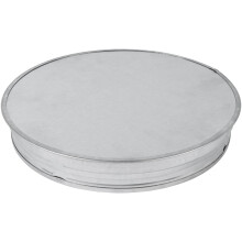 Repa Market 30 cm Metall Tee Kappe - Verzinkte Stahl Rundrohr-Endkappe für Innen und Außen