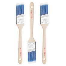 Bates Winkel-Pinsel für Wände und Leisten, 1.5", 3 Stück, behandelter Holzgriff
