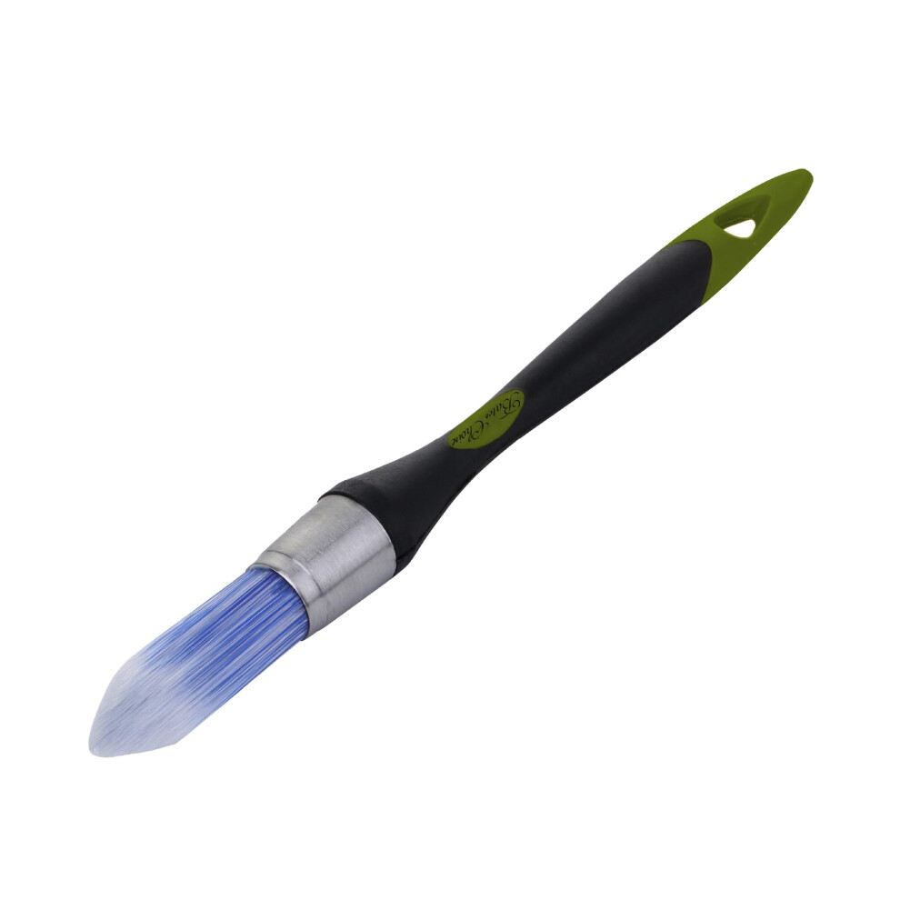 Bates- Trim Paint Brush, 0.75" Inch, Black & Green Handle, Trim Brushes For Painting 810168264462