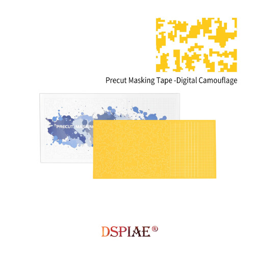 DSPIAE Digital Camouflage Pre-Cut Masking Sheet PMT-DC