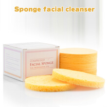 (10mm Pressure 1mm) Facial Sponge - Natural Cellulose Cleansing