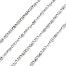 Edelstahlkette 304, 2 x 0,4 mm, 10 m