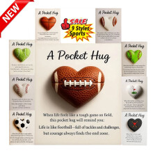 Pocket Hug Sport-Themed Gift Set with Inspirational Cards