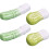 4-teiliges Set keramischer Essstäbchenhalter in Fischform 1