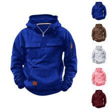 Distressed Hooded Sweatshirt for Big Boys Long Sleeve