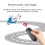 433MHZ 3 Buttons Garage Gate Door Opener Duplicator Copy Remote Controller Clone Cloning Code for Electric Bike 5