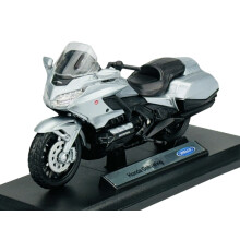 WELLY HONDA GOLD WING SILVER 1:18 MOTORCYCLE NEW