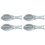 4Pcs Corrosion-Resistant Fish Scale Sky-Blue Comfortable Grip 2