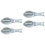 4Pcs Corrosion-Resistant Fish Scale Sky-Blue Comfortable Grip 4