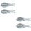 4Pcs Corrosion-Resistant Fish Scale Sky-Blue Comfortable Grip 6
