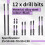 Magnetic Drill Bits D1 Anti-Slip and Shock-Proof Bits with Phillips Screwdriver Bits Magnetic Screwdriver Set (8Set) 6