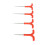 4 Pcs Ice Drill Tent Kit Plastic Stainless 254g 14