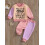(5-6 Years, Purple) Ensembles contrastés pour avec poche. 4