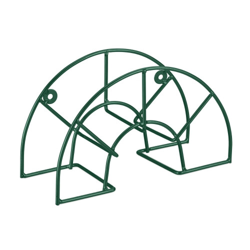 Green Wall-Mounted Semicircular Hose Holder