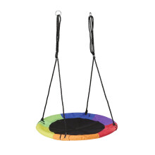 Pestrofarebná hojdačka Nest pre deti a dospelých, 100 cm