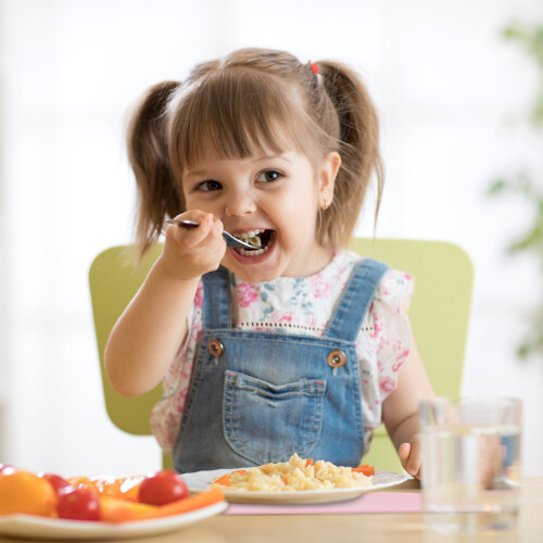 Silikon-Tischsets in Wolkenform für Kinder, 2er-Set