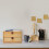 Schreibtisch-Organizer, Bambus, 2 Schubladen 1