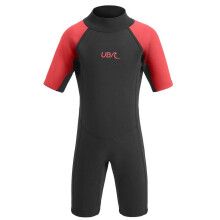Red & Black Sharptooth Shorty Wetsuit 13-14 Years