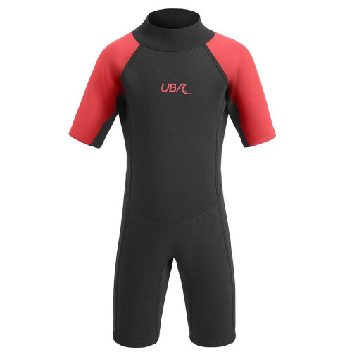 Red & Black Sharptooth Shorty Wetsuit 13-14 Years