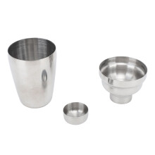 304 Stainless Steel Cocktail Shaker 350ML Bartender Drink Mixer for Bar