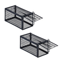 Armadilha para ratos vivos, captura humana de roedores, pacote com 2