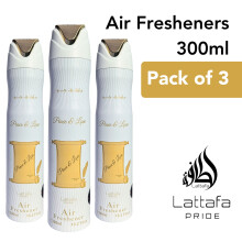 Lattafa Peace & Love 300ml Air Freshener3 pack