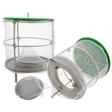 4Pcs Hanging Ranch Nets White Durable Plastic Outdoor Use