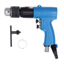 Industrial Pneumatic Drill with Wear-Resistant Construction, Air Powered Tool with Double Hammer Strike Structure for Heavy-Duty Applications, Impact