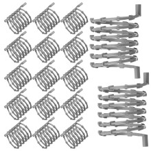 20Pcs Durable Light Grey Barbed Wire Accessory for Miniature Dioramas