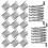 20Pcs Durable Light Grey Barbed Wire Accessory for Miniature Dioramas 1
