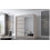 (Cashmere, 100cm) ELUKS - FLAVIO Sliding Doors Wardrobe with Mirror 1