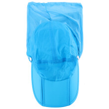 Blue Cycling Hat Outdoor Sun Block Neck Shield Durable